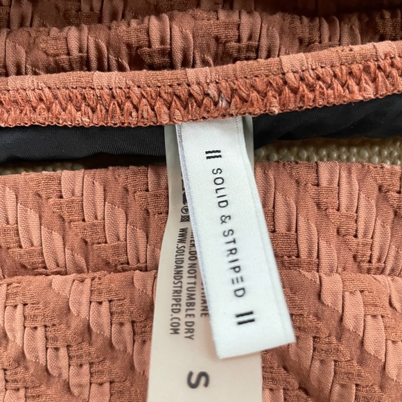 Solid & Striped Madison Toffee Basket Weave Bikini Set, Size Small, US 2,4 NWOT - Picture 5 of 6